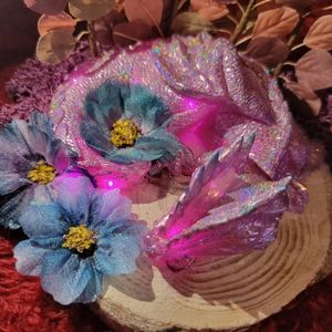 Handmade resin glitter dragon